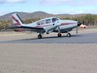 Plane on runway