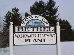 Wastewater Treatment Plant Sign